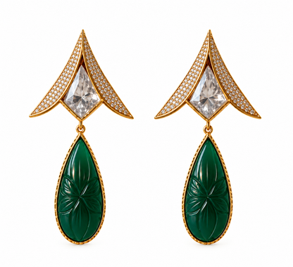 Emerald Veil Drops