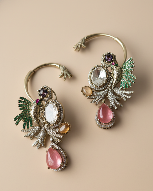 Ornate Bloom Ear Climbers