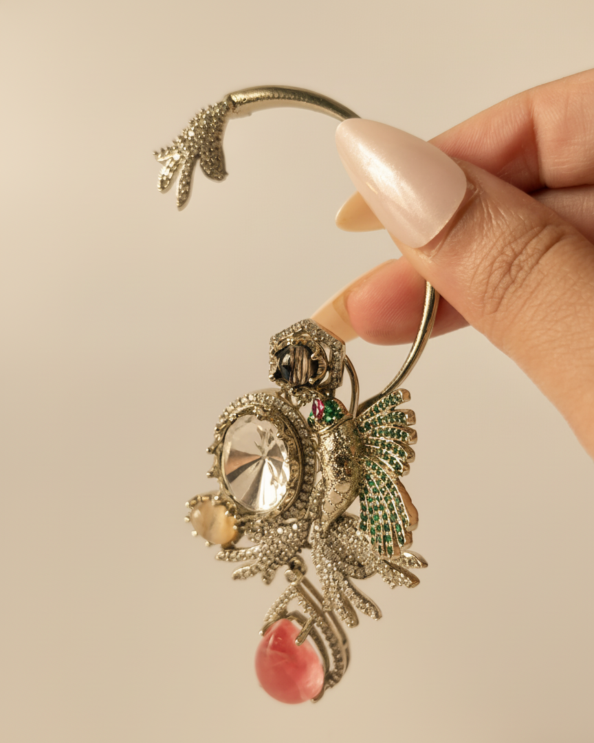 Ornate Bloom Ear Climbers