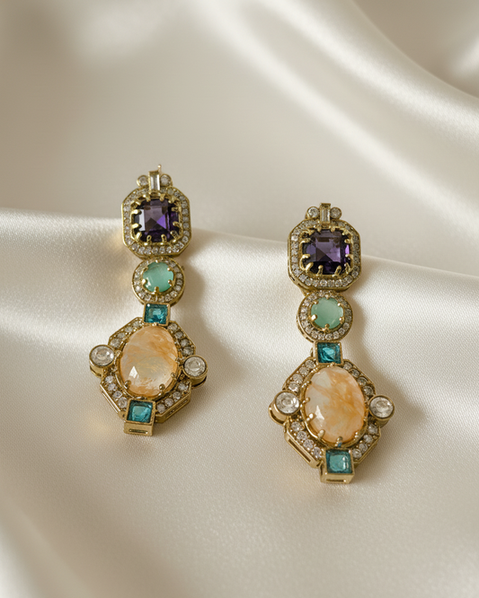 Amethyst Sunrise Dangles