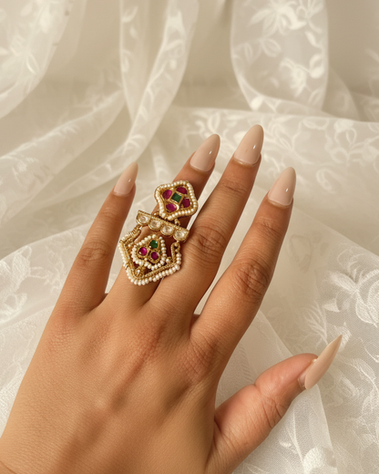 Haveli Statement Ring