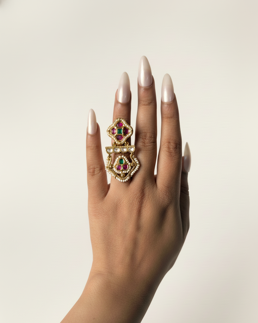 Haveli Statement Ring