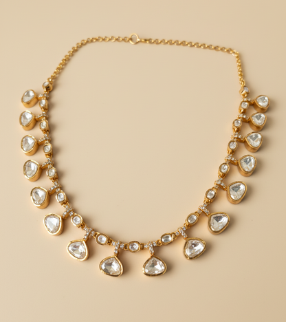 Polki Dewdrops Necklace Set