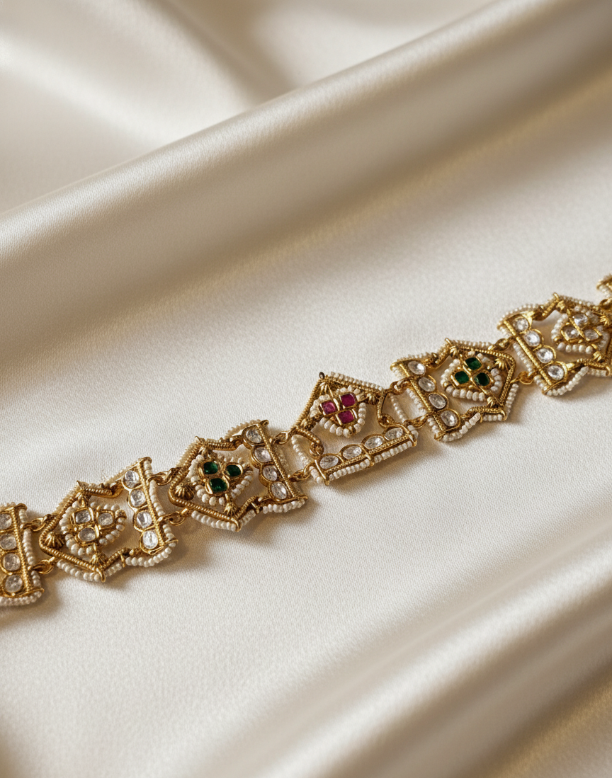 Jauhari Moti Choker Set