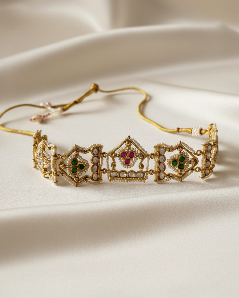 Jauhari Moti Choker Set