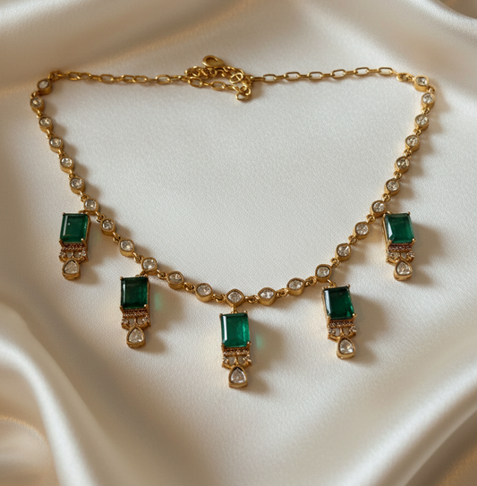 Panna Darbari Necklace Set