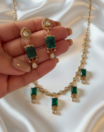 Panna Darbari Necklace Set