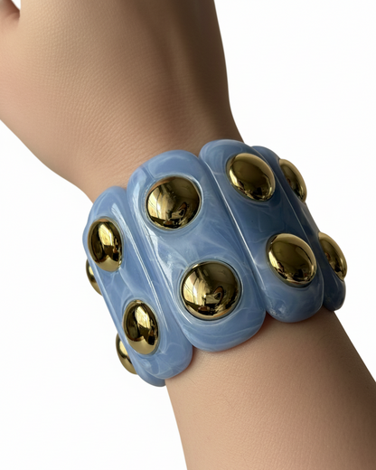 Chunky Gold Dot Cuff