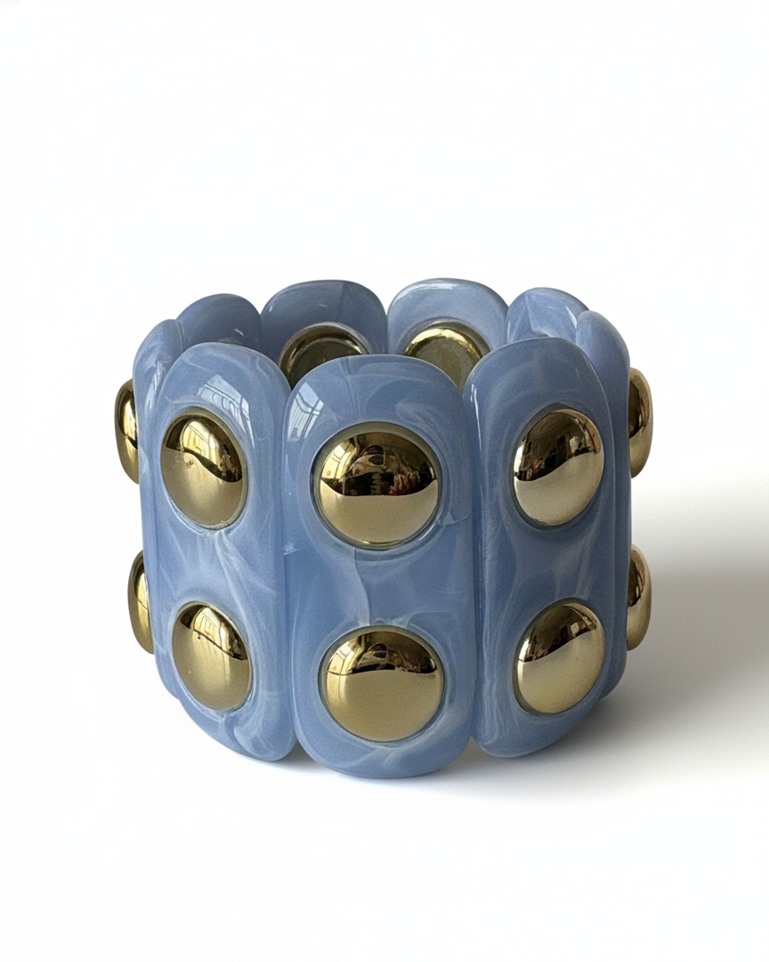 Chunky Gold Dot Cuff