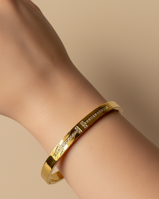 T-Bar Pavé Bracelet