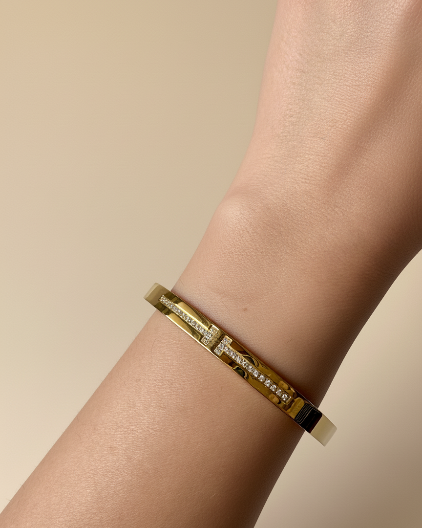 T-Bar Pavé Bracelet