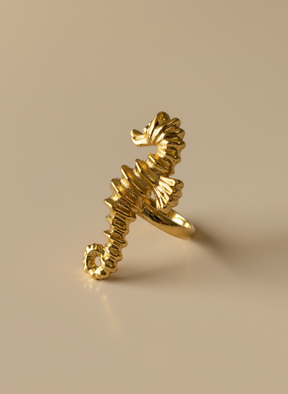 Seahorse Serenity Ring