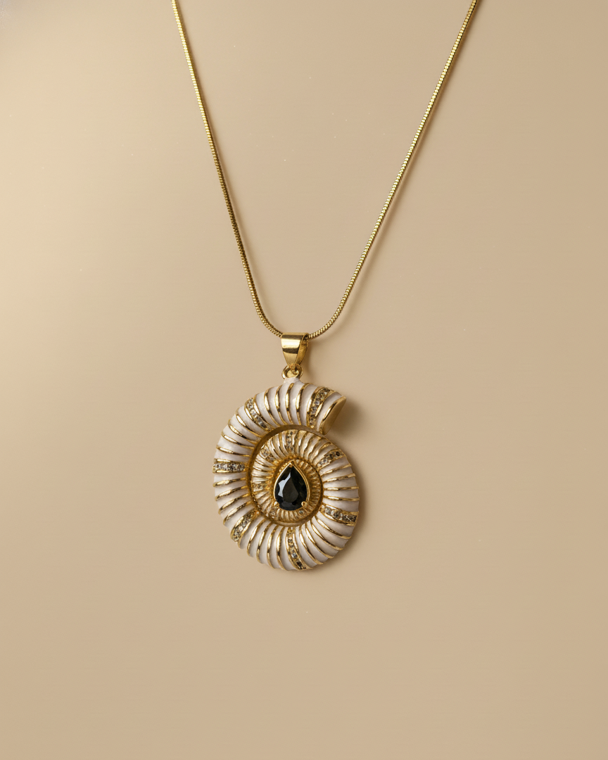 Ocean Scroll Pendant