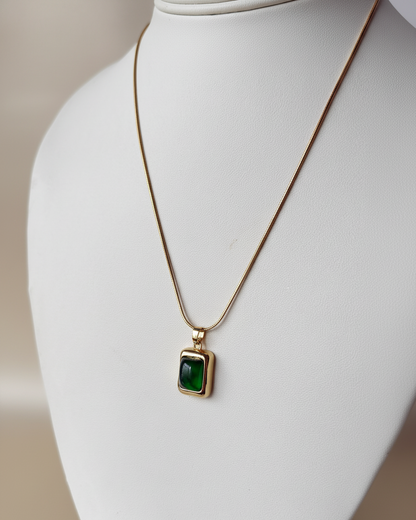 Deep Emerald Necklace