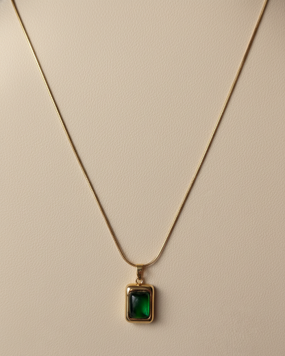 Deep Emerald Necklace