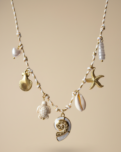 Seaside Traveler Charm Necklace