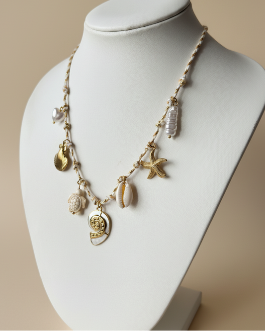 Seaside Traveler Charm Necklace