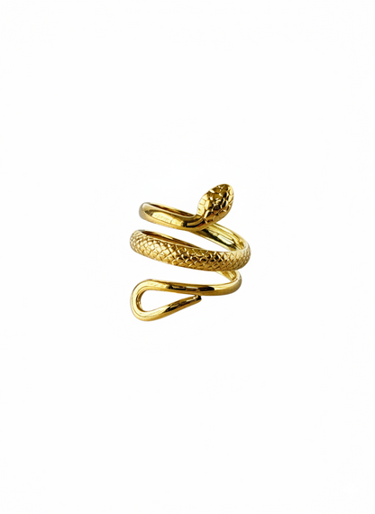 Golden Serpent Ring