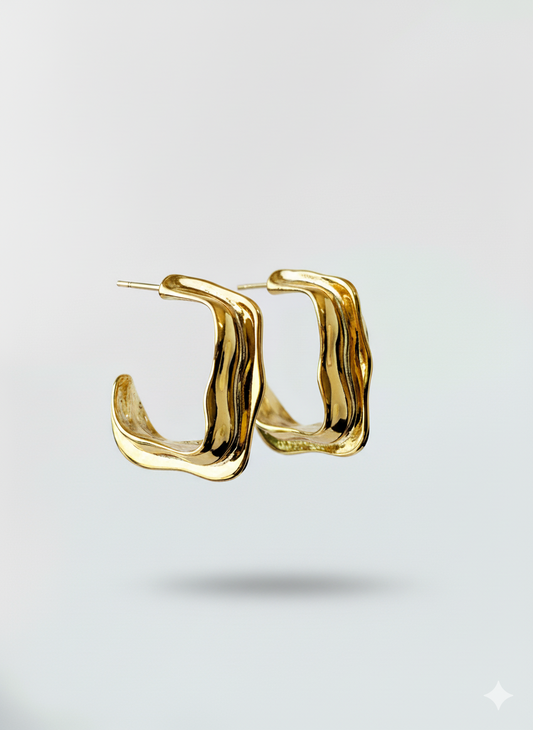 Molten Gold Hoops
