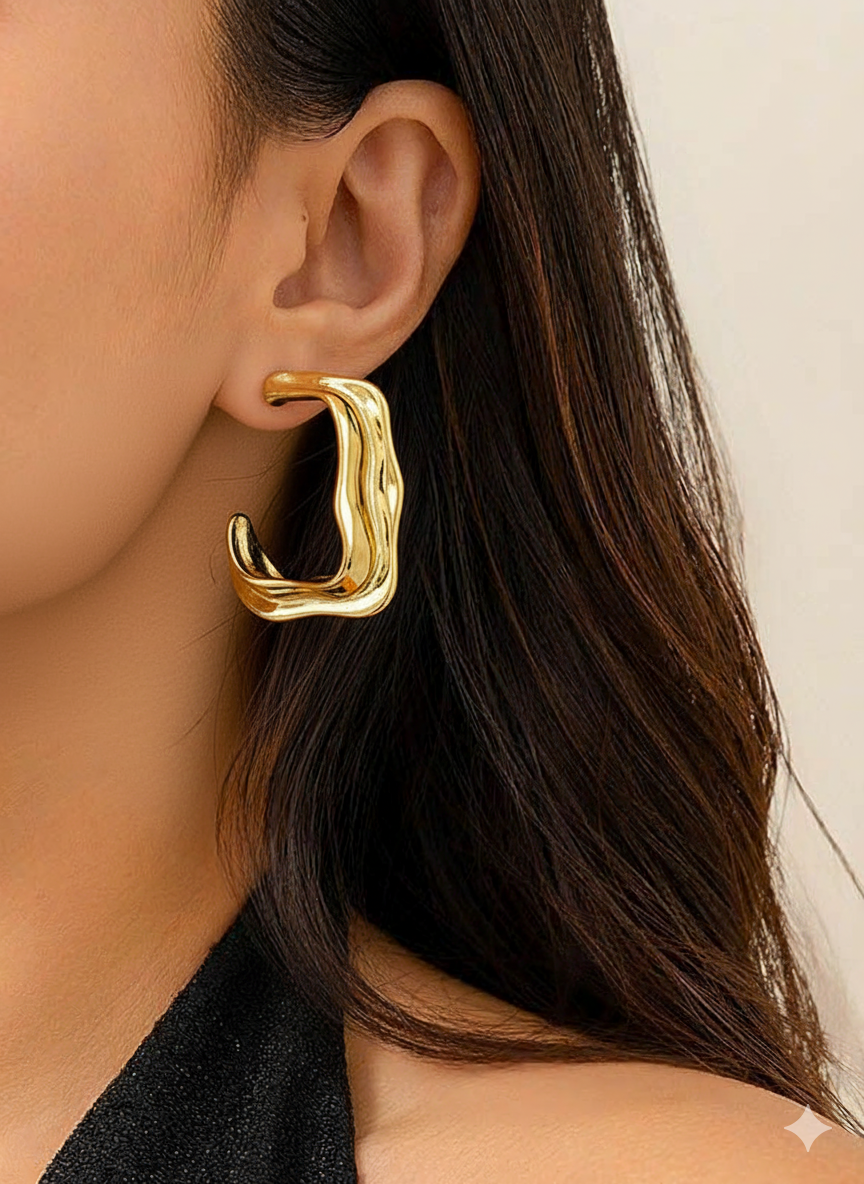 Molten Gold Hoops