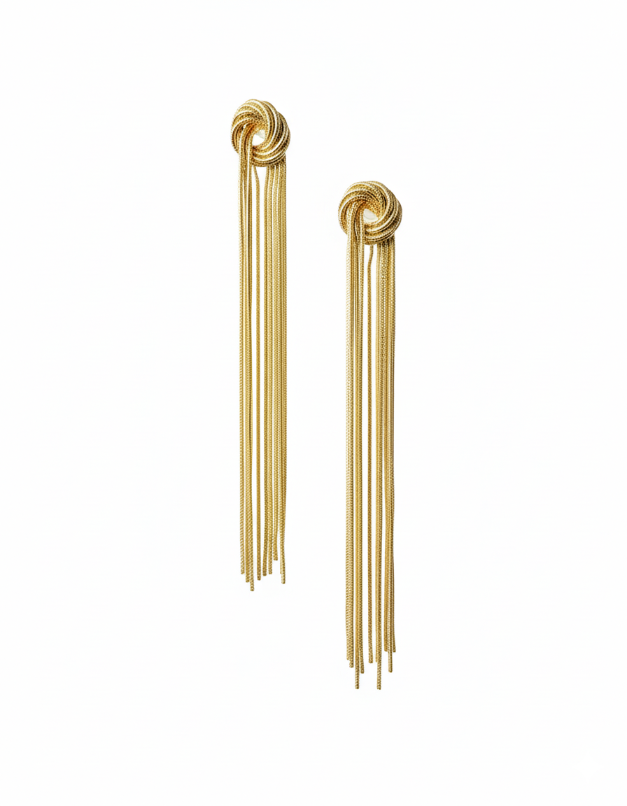 Tassel Knot Earrings