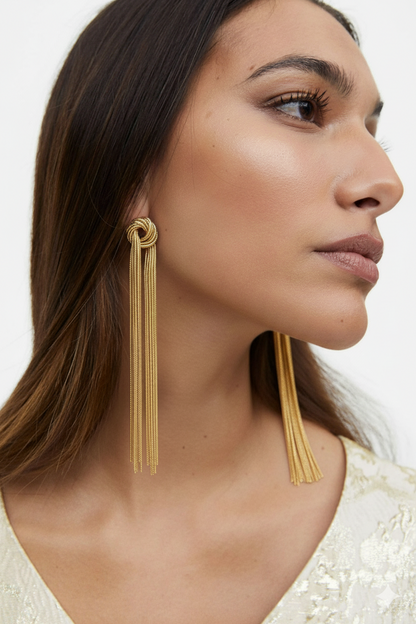 Tassel Knot Earrings