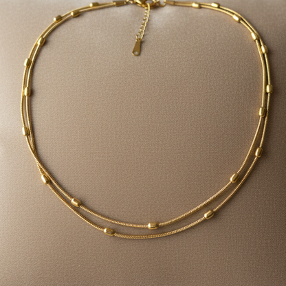 Silk & Satellite Chain Necklace