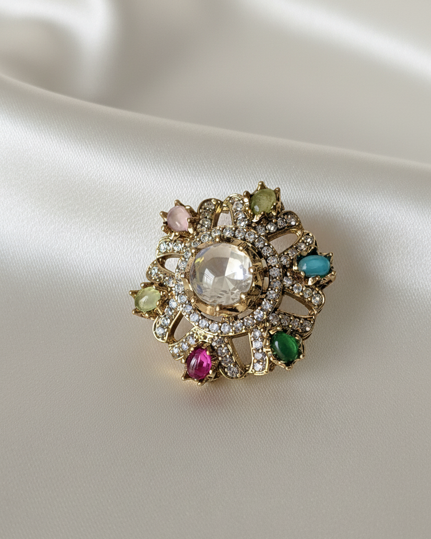 Meenakari Flowerette Studs