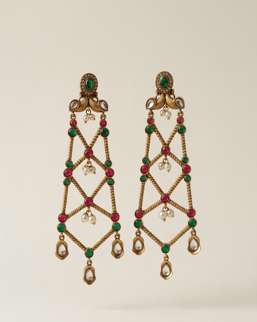 Saanjh Kundan Danglers