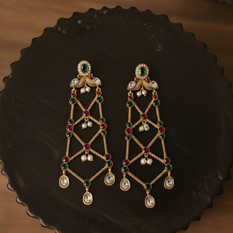 Saanjh Kundan Danglers
