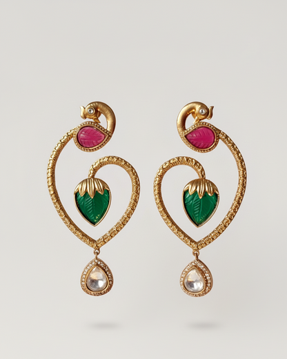 Peacock Grace Earrings