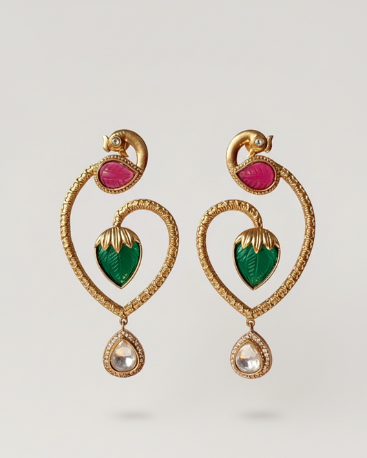 Peacock Grace Earrings