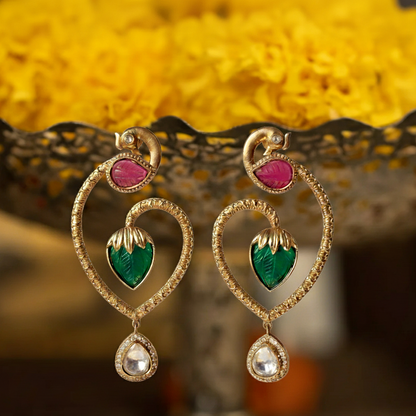 Peacock Grace Earrings
