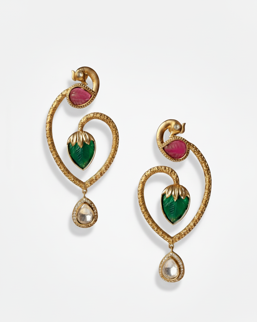 Peacock Grace Earrings
