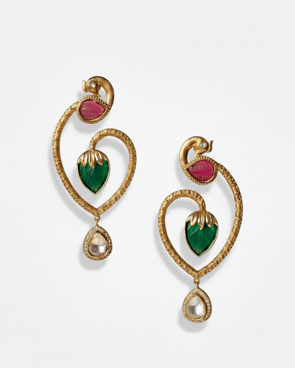 Peacock Grace Earrings