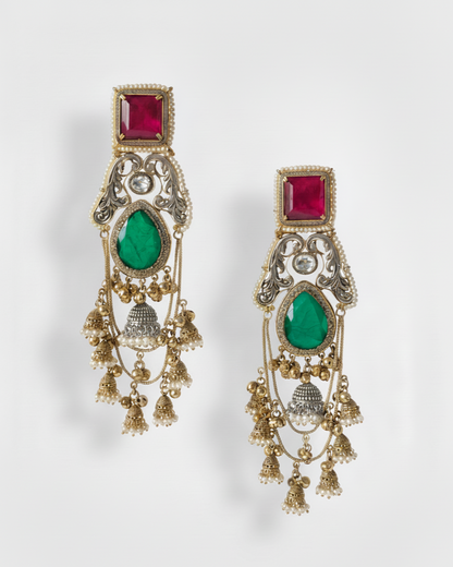 Gulnaar Kashmiri Earrings