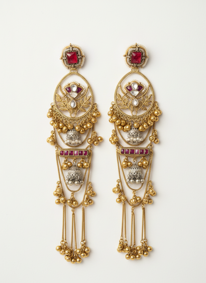 Kashmiri Cascade Danglers