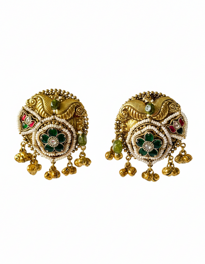Antique Disc Earrings