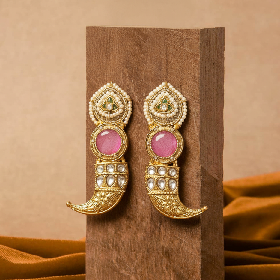 Rajputana Crescent Cuffs