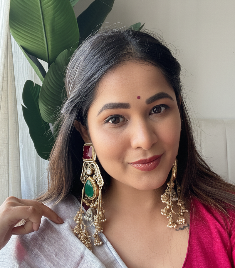 Gulnaar Kashmiri Earrings