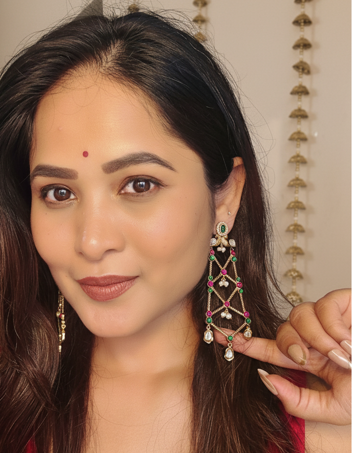 Saanjh Kundan Danglers