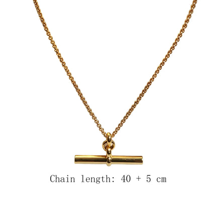 Gia T-Bar Necklace