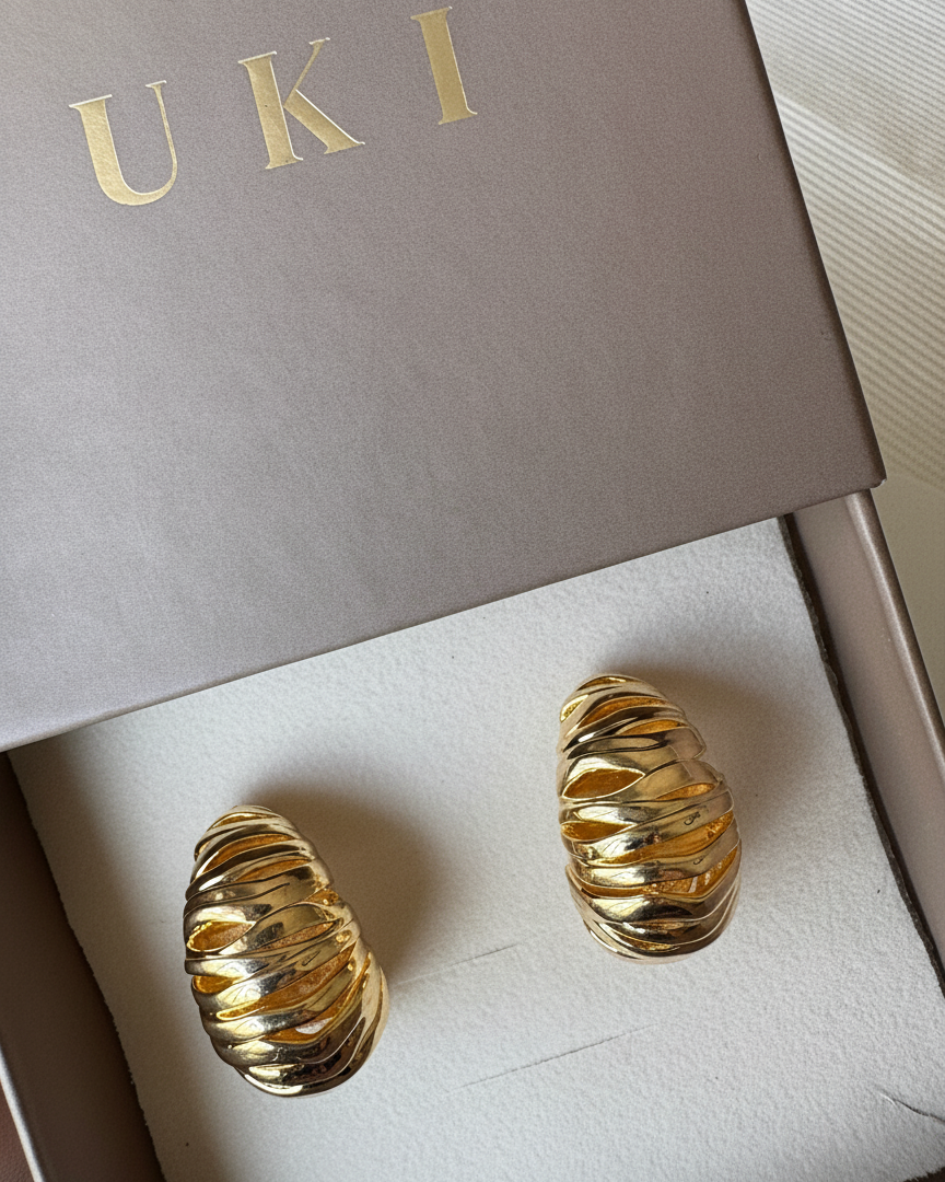 Grande Croissant Studs