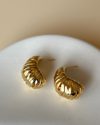 Grande Croissant Studs