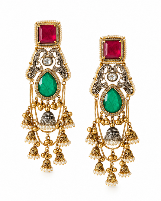 Gulnaar Kashmiri Earrings