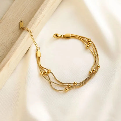 Hazel triple layer bracelet