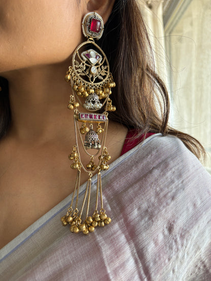 Kashmiri Cascade Danglers