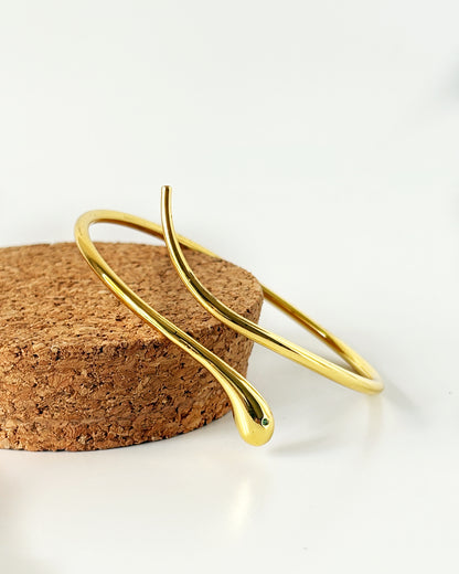 Golden Viper Cuff