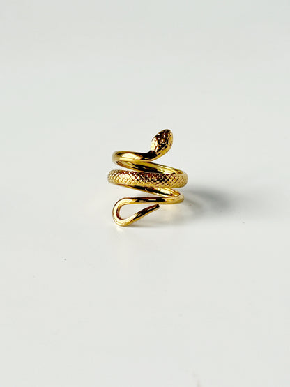 Golden Serpent Ring