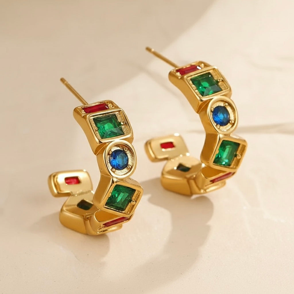 Iris Earrings